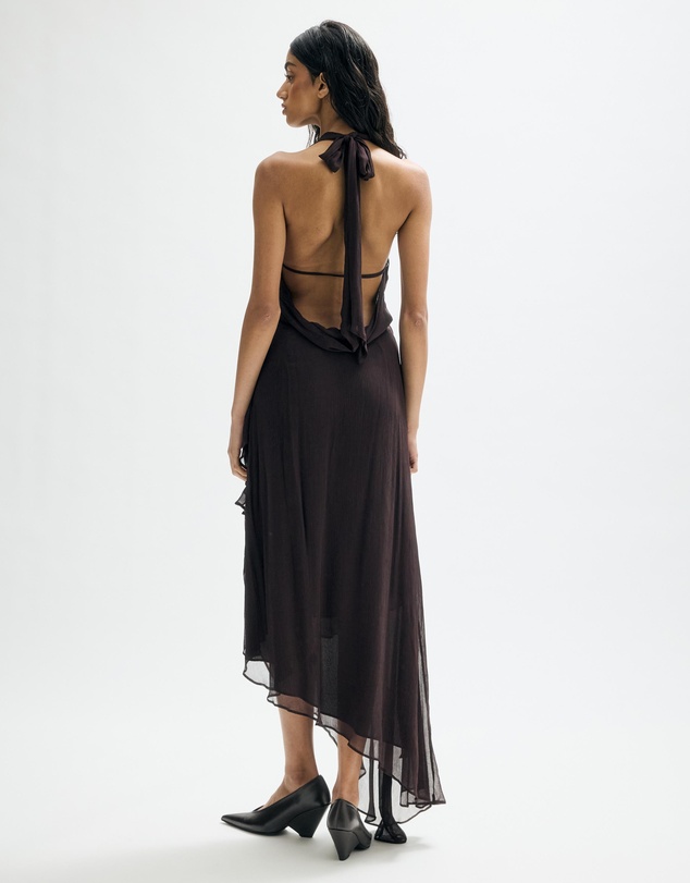 Minima Esenciales - Veda Halter Maxi Dress