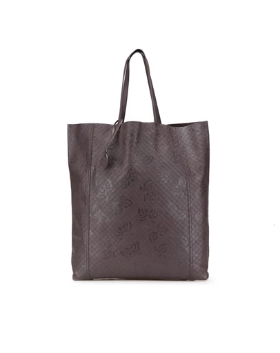Pre-Loved by Azura Reborn - Pre-Loved bottega veneta Embossed Floral Tote Bag
