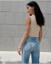 M.N.G - Openwork Knit Top