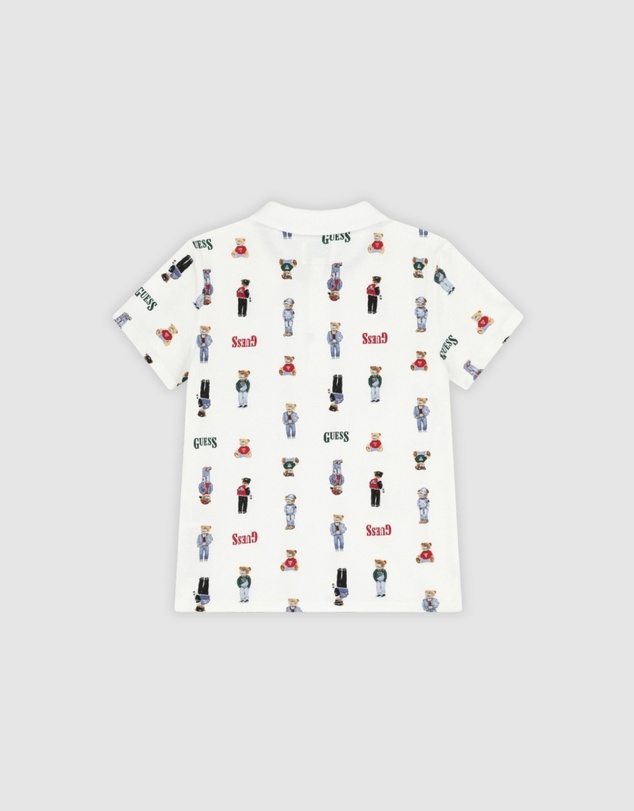 GUESS - Bear Graphic Polo Shirt