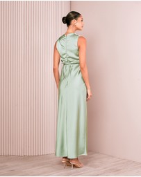 Azzurielle - Darsha Blouson Maxi Dress