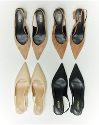 Siren - Yankee Slingback Block Heel