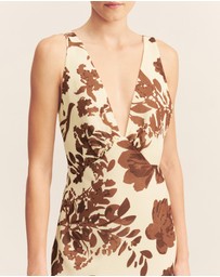 Shona Joy - Noa Plunged Maxi Dress