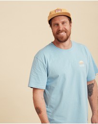 Banabae - Rad Dad Organic Cotton Tee - Blue
