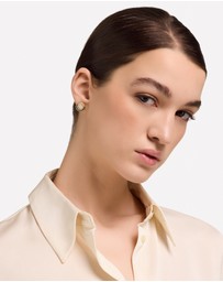 Furla - Furla Miasfera Charms Gold-Tone Stud Earrings