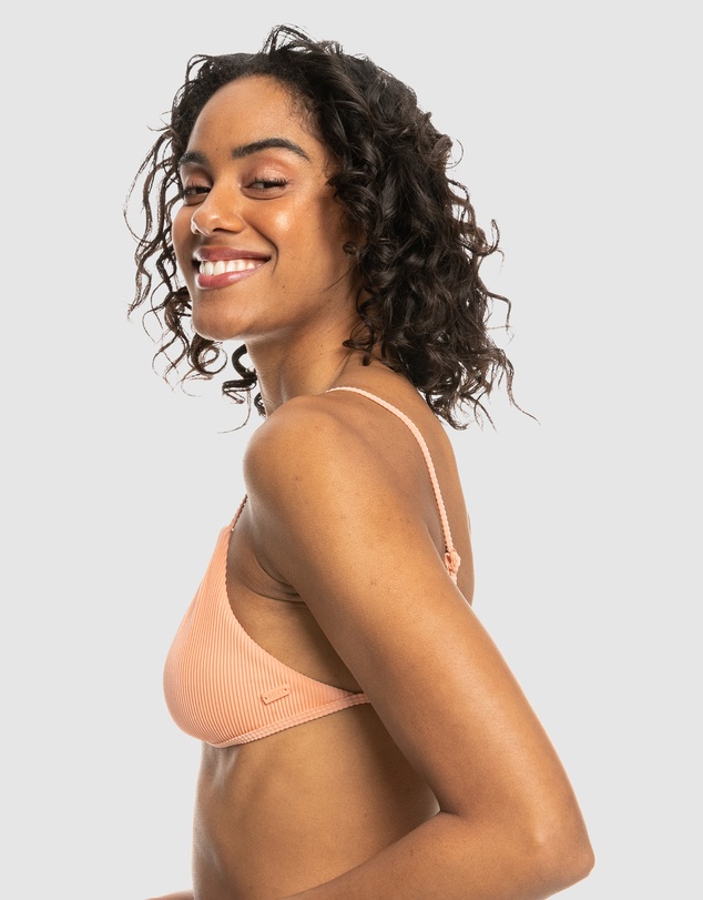 Roxy - Rib Roxy Love The Quiver Tri Bikini Top For Women
