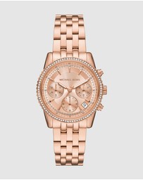 Michael Kors - Ritz Rose Gold Tone Tone Chronograph Watch