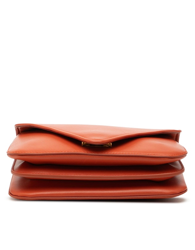 Pre-Loved by Azura Reborn - Pre-Loved Small Leather Mount Envelope Chain Bag