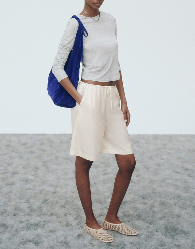 Reformation - Sandy Satin Shorts