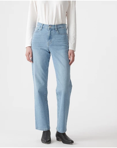 Outland Denim - Zoe High Straight Jeans
