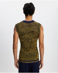 Wales Bonner - Mouline Yarn Shade Knit Vest