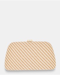Morgan & Taylor - Brooke Clutch in Beige