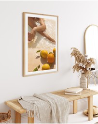 Olive et Oriel - Pool Time II Art Print