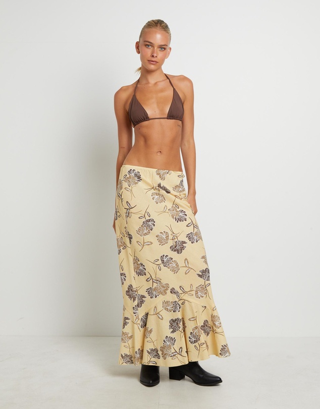 Subtitled - Tanisha Fishtail Maxi Skirt