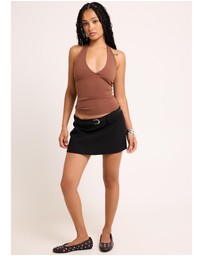 General Pants Co. Basics - Plunge Halter Top