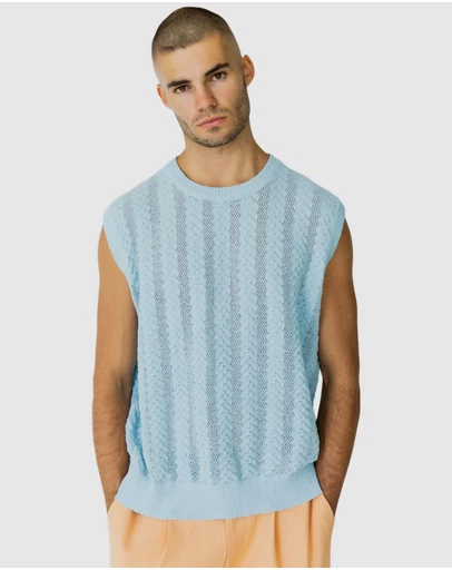 Justin Cassin - Cassis Knitted Vest