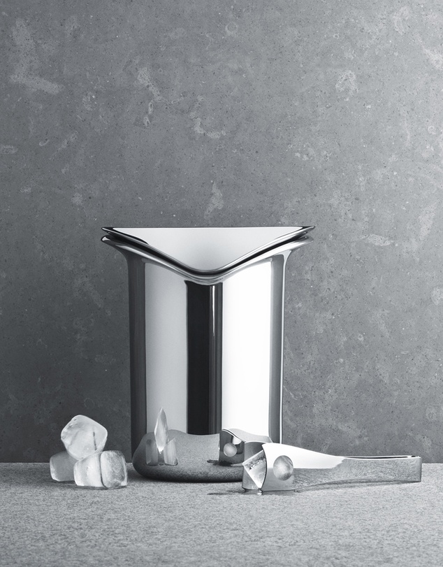 Georg Jensen - Wine & Bar Ice Bucket with Tongs