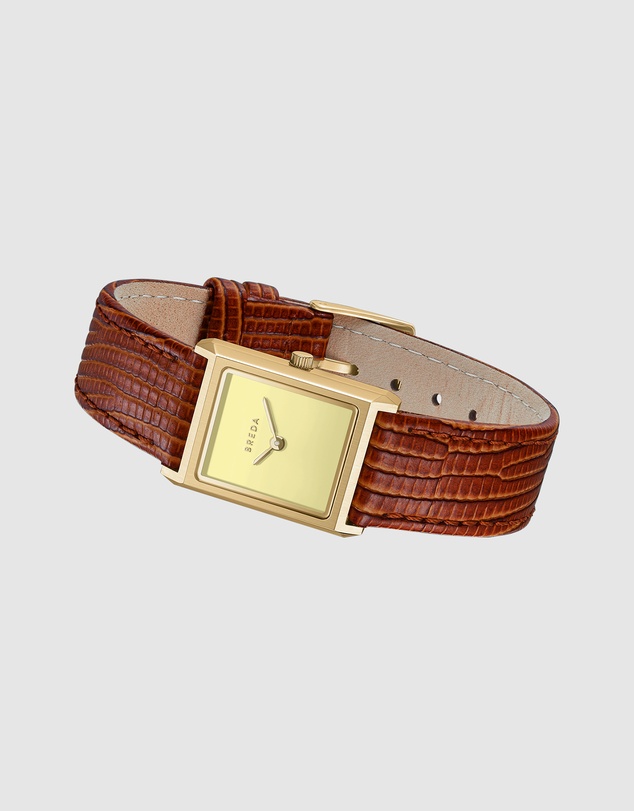 Breda - Virgil 1765b Leather Band Watch, 20MM