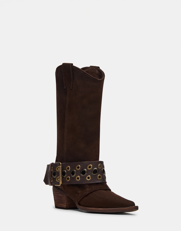 Steve Madden - Ashwood Brown Suede Boots