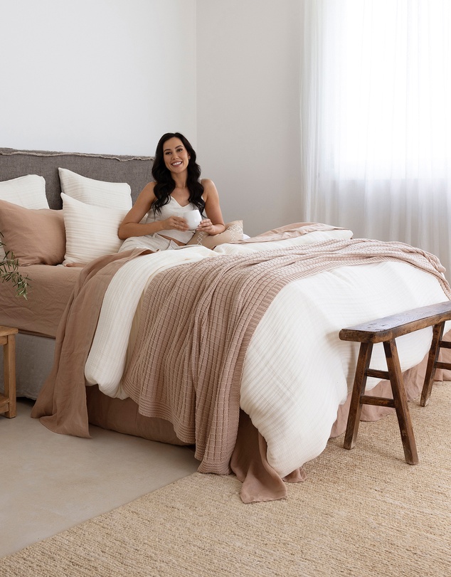 Bambury - Lores Jacquard Textured Cotton Quilt Cover Set