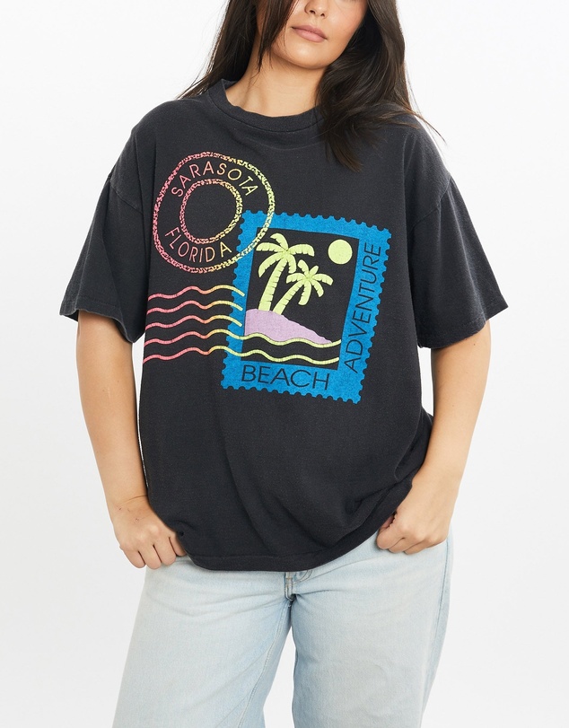 Vintage by The Real Deal - Pre Loved - Vintage 90s Sarasota Florida Beach Adventure Tee
