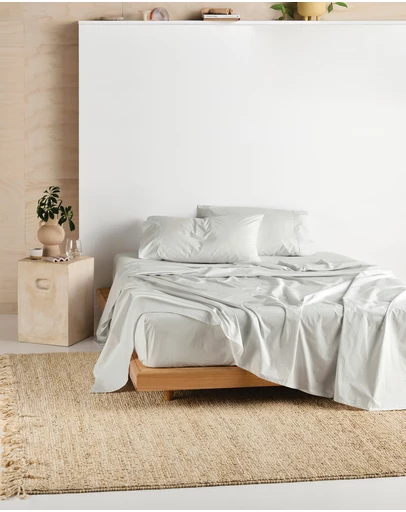 Linen House - Vienna 300TC Cotton Percale Sheet Set 50cm