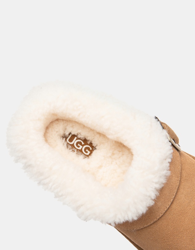 EVERAU - Australian Shepherd Ugg Pulsey Platform Cow Suede Upper House Shoes