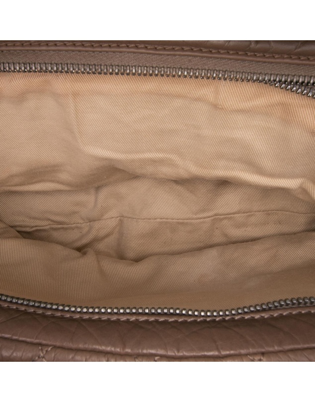 Pre-Loved by Azura Reborn - Pre-Loved Distressed Lambskin Lady Braid Bowler Bag