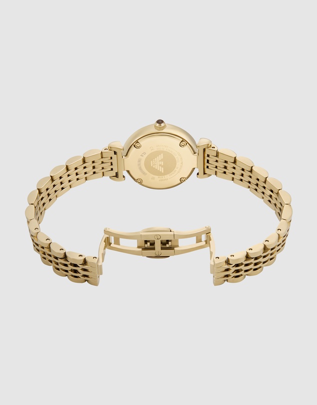 Emporio Armani - Gold Tone Analogue Watch