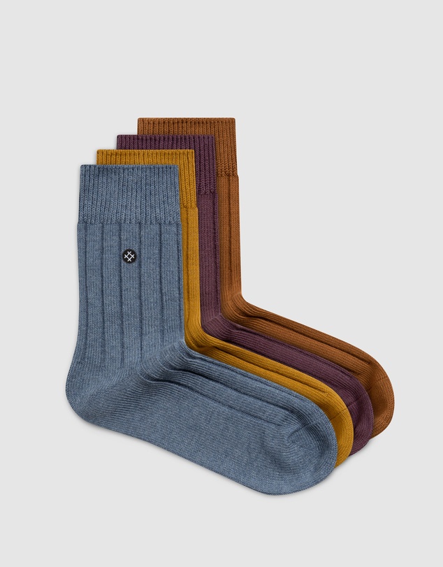 Sockdaily - Home 4 Pack Quarter Socks