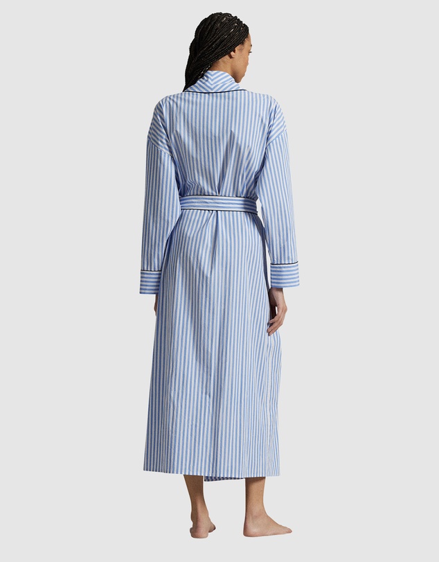 Polo Ralph Lauren - Shirting Stripes Heritage Long Cotton Robe