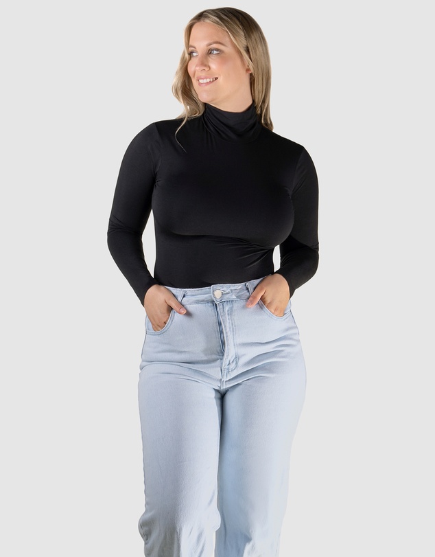 B Free Intimate Apparel - Ultra Light Modal Turtleneck Top