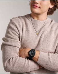 Fossil - Machine Black Chronograph Watch