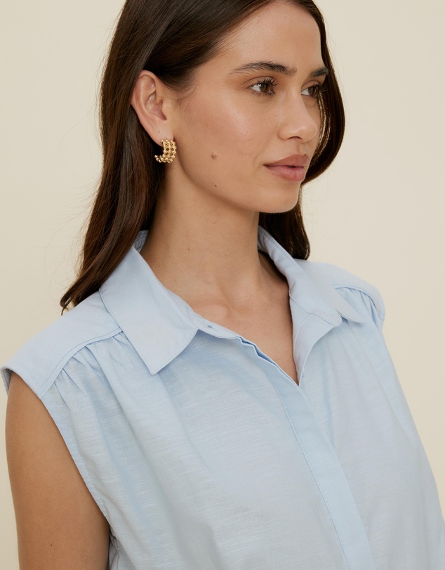 The Fated - Lucie Linen Blend Shirt