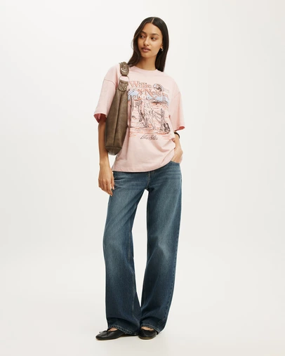 Cotton On - The Lcn Music Boxy Graphic Tee