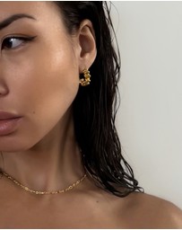 SAINT VALENTINE - Franca Hoops - Gold