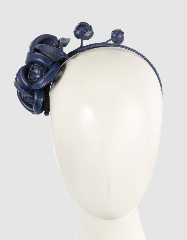 Max Alexander - Leather Flowers Headband