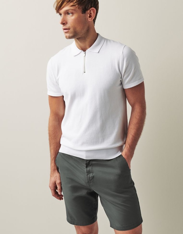 NEXT - Stretch Chino Shorts-Straight Fit