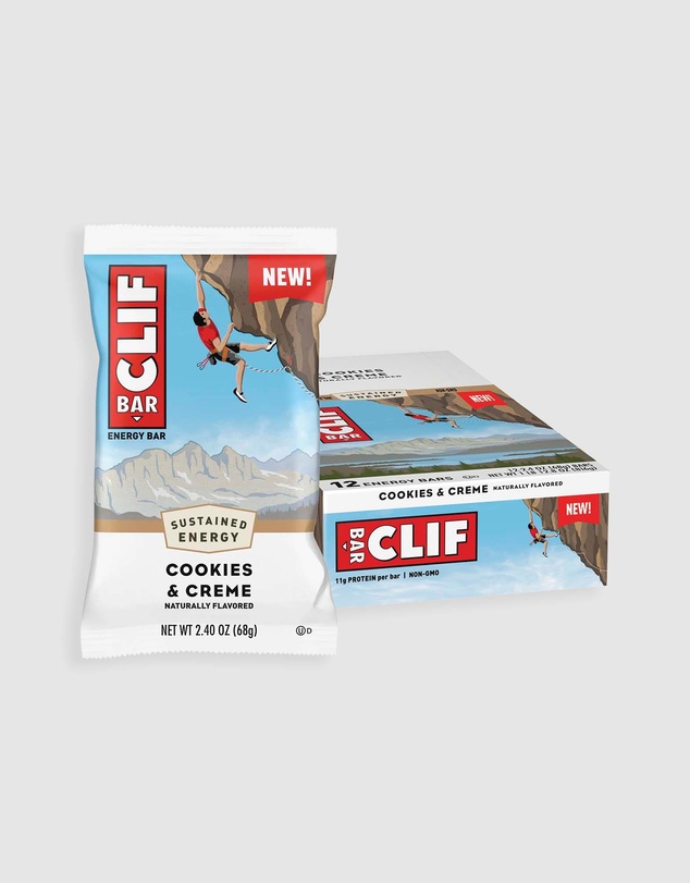 CLIF - Cookies & Creme Energy Bar - 12x68g