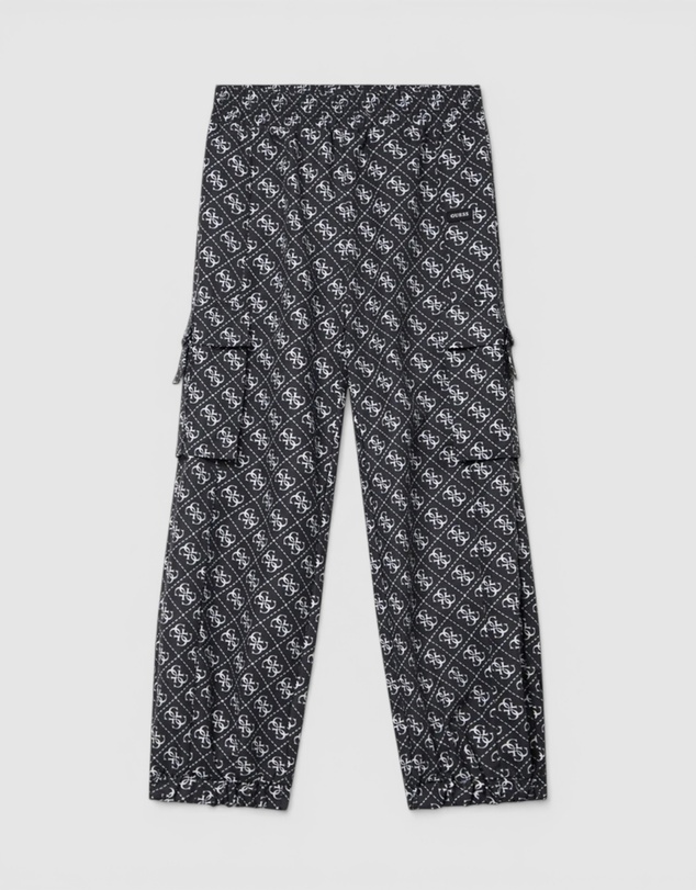 GUESS - Logo Poly Peach Cargo Pants