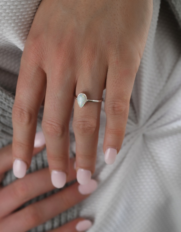 Von Treskow - Pear Czelline Opal Ring