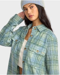 Billabong - Womens Forge Fleece Flannel Shirt