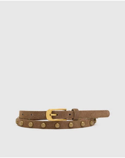 Oxford - Gloria Skinny Stud Belt