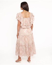 Petal & Pup - Lovine Maxi Dress - Sage Paisley