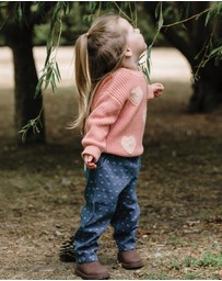 Kynd Baby - Denim Pant in Denim Dot