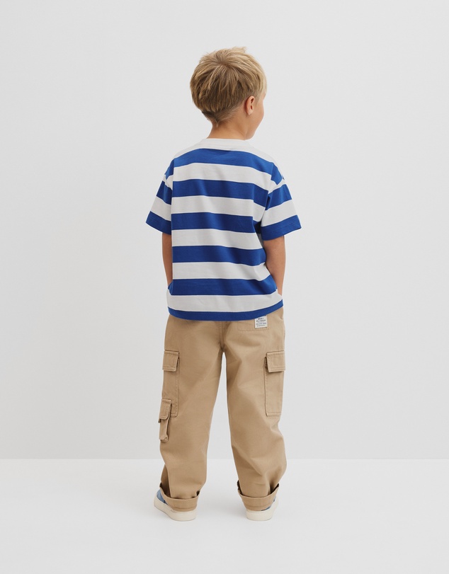 Country Road - Oversized Stripe Short Sleeve T-shirt
