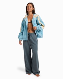 Roxy - Womens Duo Cord Zip Up Hoodie Jacket