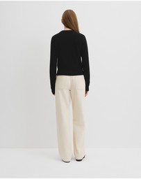 Country Road - Cotton Cashmere Crew Neck Cardigan