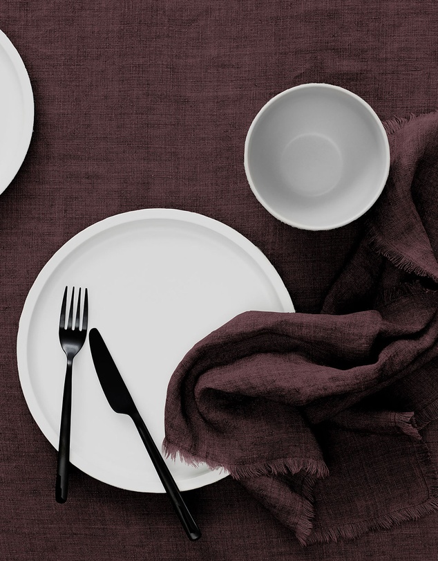 Aura Home - Vintage Pure Linen Tablecloth