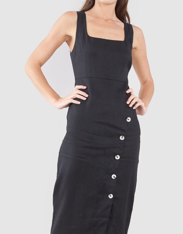 Amelius - Imari Linen Midi Dress